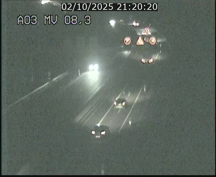 Webcam Autoroute après la Croix de Bettembourg en direction de Luxembourg sur l'A3