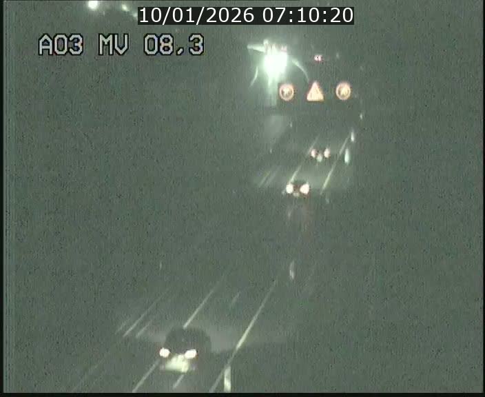 Webcam Autoroute après la Croix de Bettembourg en direction de Luxembourg sur l'A3