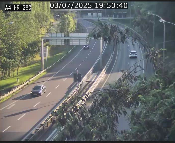 Webcam traffic A4 Luxembourg - BK 0.2 - P+R Bouillon (direction Luxembourg)
