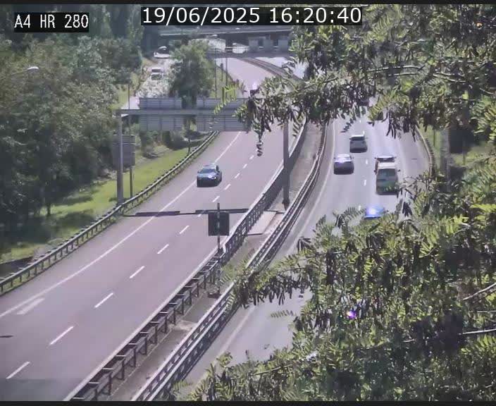 Webcam traffic A4 Luxembourg - BK 0.2 - P+R Bouillon (direction Luxembourg)