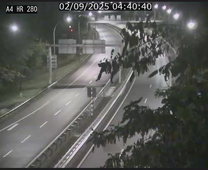 Webcam traffic A4 Luxembourg - BK 0.2 - P+R Bouillon (direction Luxembourg)