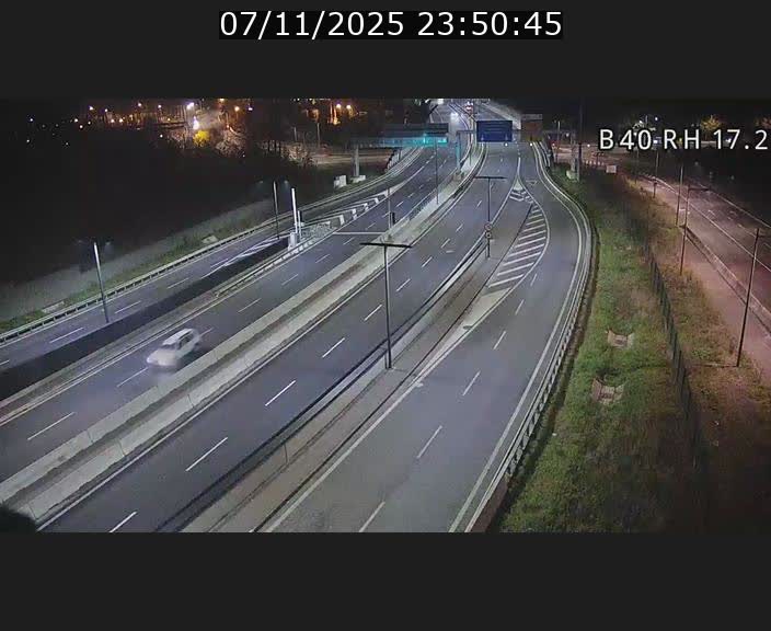 Webcam sur le contournement d'Esch Belval à hauteur de la sortie Université de Luxembourg. Vue orientée vers Luxembourg