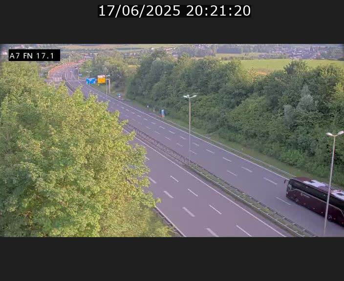 Caméra trafic Luxembourg - A7, Merscherbierg direction Mersch