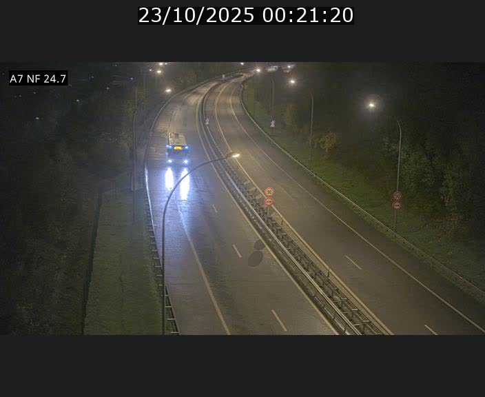 Caméra trafic Luxembourg - A7, Schieren direction Mersch