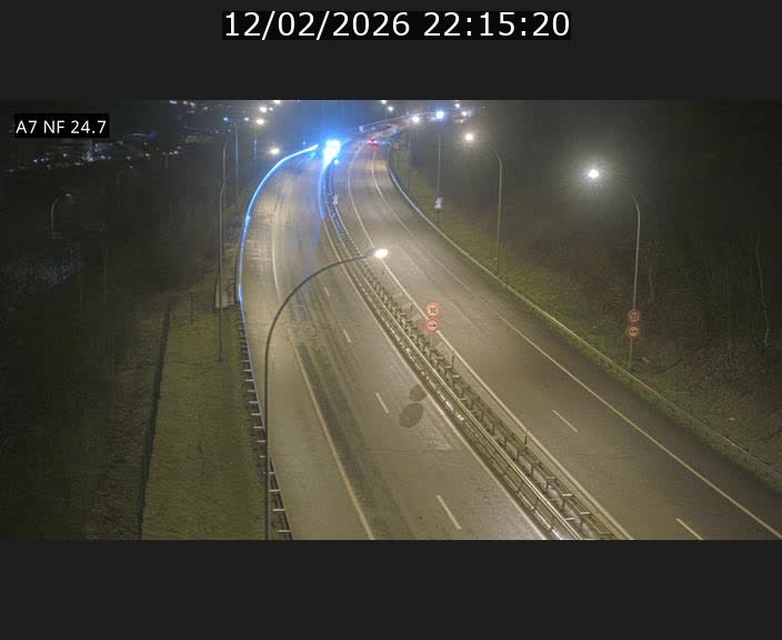 Caméra trafic Luxembourg - A7, Schieren direction Mersch