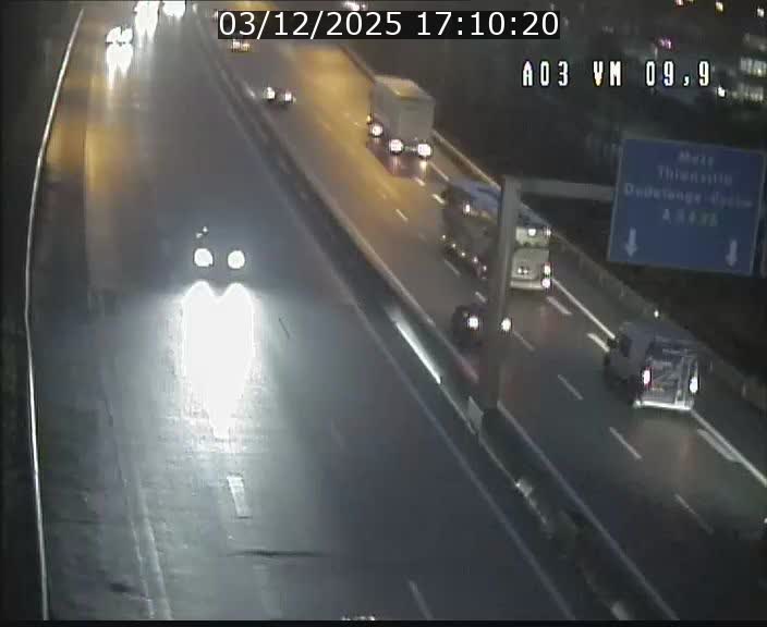 Webcam Autoroute à la Croix de Bettembourg - A3 - BK 9.9 - direction France