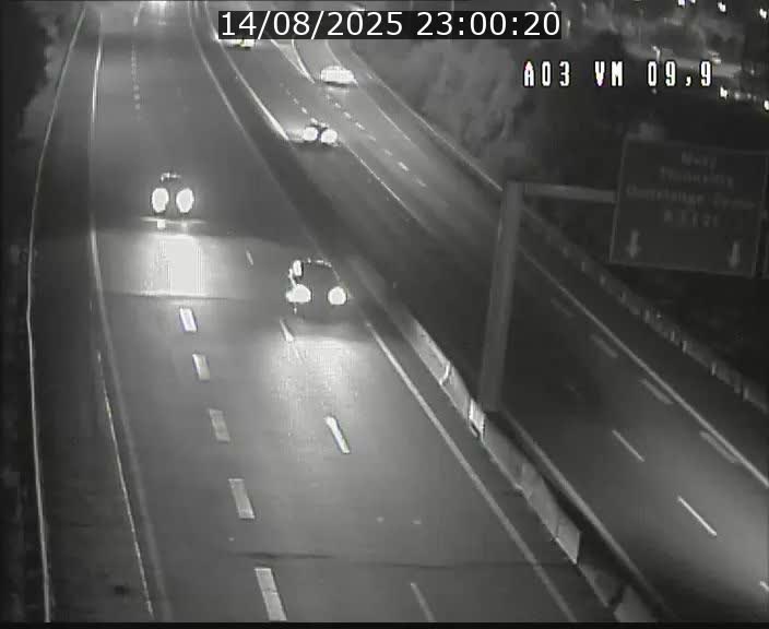 Webcam Autoroute à la Croix de Bettembourg - A3 - BK 9.9 - direction France