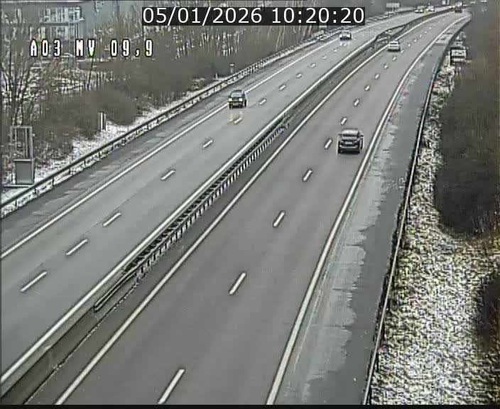 Webcam Autoroute à la Croix de Bettembourg - A3 - BK 9.9 - direction Luxembourg-Ville