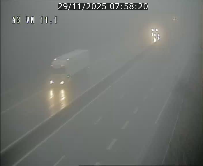 Webcam à la frontière franco-luxembourgeoise, avant la Croix de Bettembourg - BK 11.1 - direction Luxembourg-ville