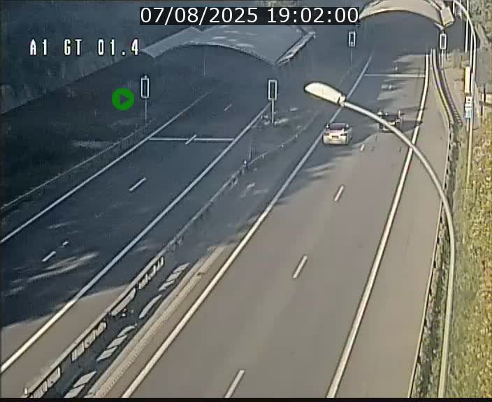 Traffic live webcam Luxembourg Hesperange - A1 direction Kirchberg - BK 1.4