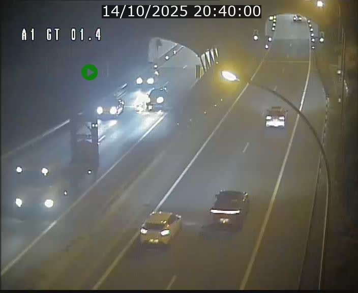 Traffic live webcam Luxembourg Hesperange - A1 direction Kirchberg - BK 1.4