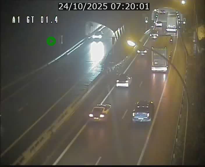 Traffic live webcam Luxembourg Hesperange - A1 direction Kirchberg - BK 1.4