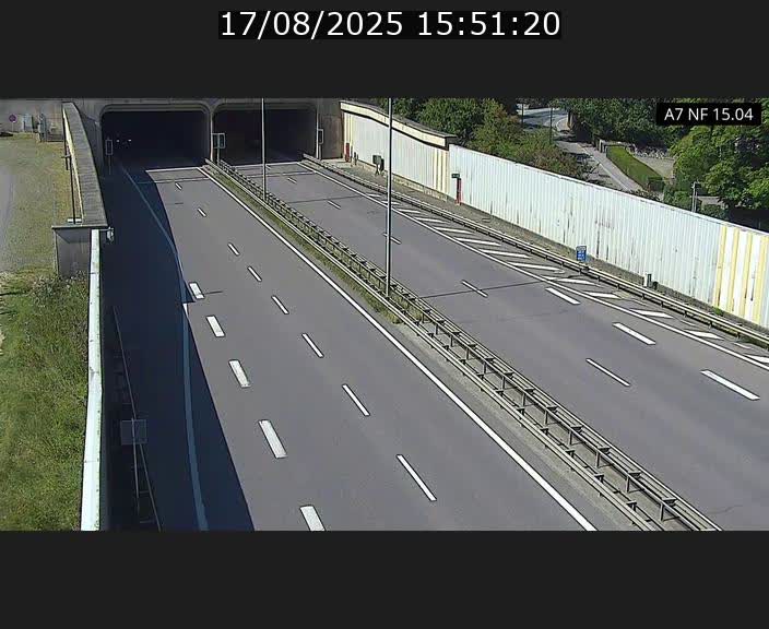 Caméra trafic Luxembourg - A7, Tunnel Mersch, entrée sud, direction Ettelbruck