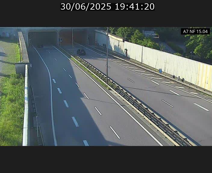Caméra trafic Luxembourg - A7, Tunnel Mersch, entrée sud, direction Ettelbruck