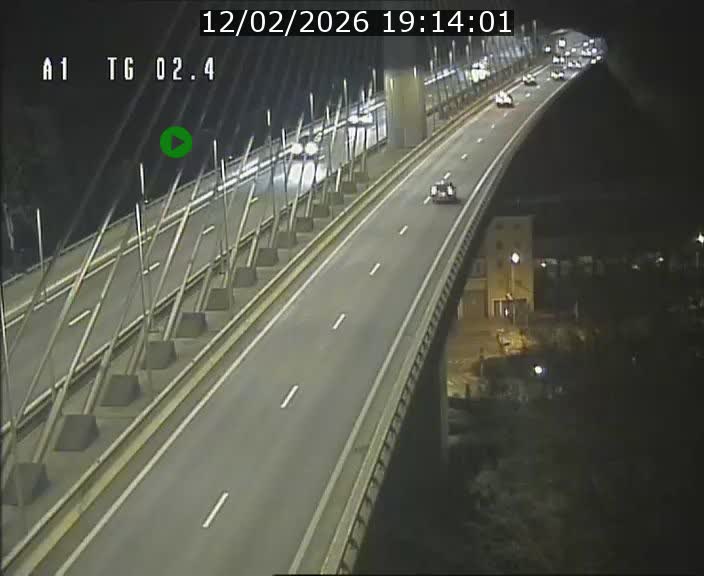 Traffic live webcam Luxembourg Sandweiler - A1 direction Luxembourg-ville - BK 2.4