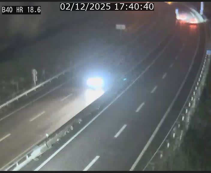 Webcam sur la route de liaison entre Micheville et Esch-Belval à la frontière entre le Luxembourg et la France. Vue orientée vers la Lorraine.