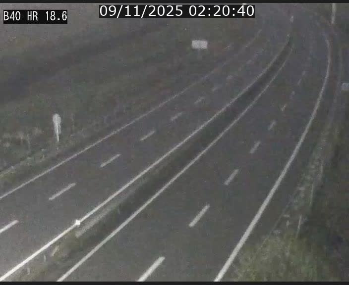 Webcam sur la route de liaison entre Micheville et Esch-Belval à la frontière entre le Luxembourg et la France. Vue orientée vers la Lorraine.