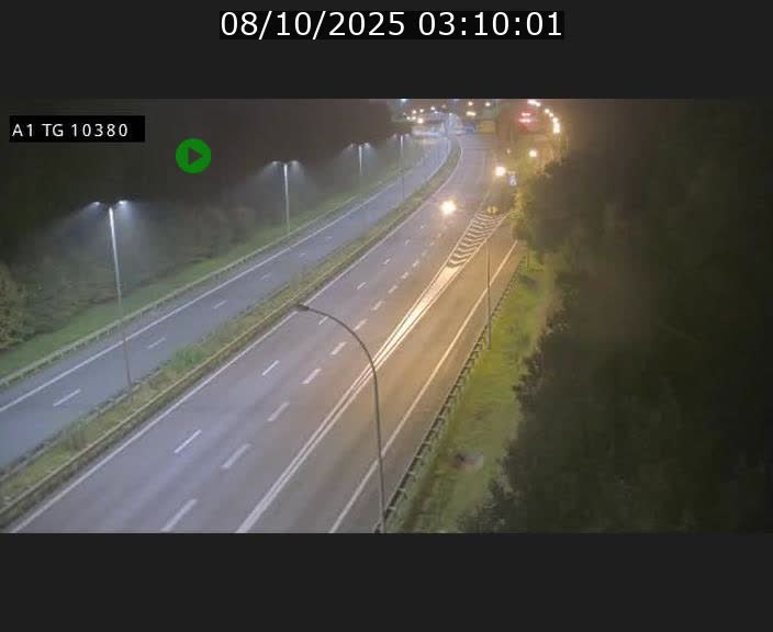 Traffic live webcam Luxembourg Senningerberg - A1 direction Luxembourg Kirchberg - BK 10.3