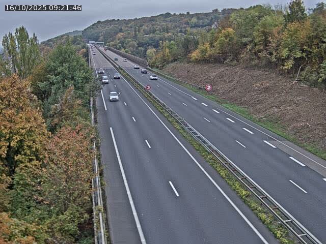 Caméra autoroute France - A30, Hayange direction Metz