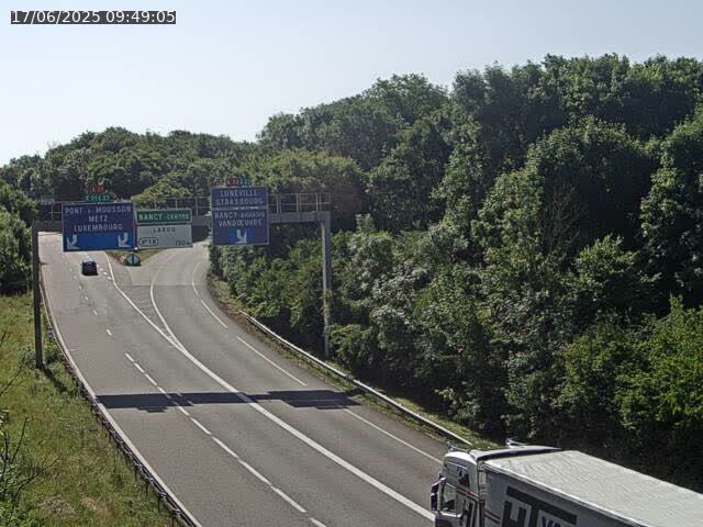 Caméra autoroute France - Biffurcation A31/A33, Laxou direction Nancy