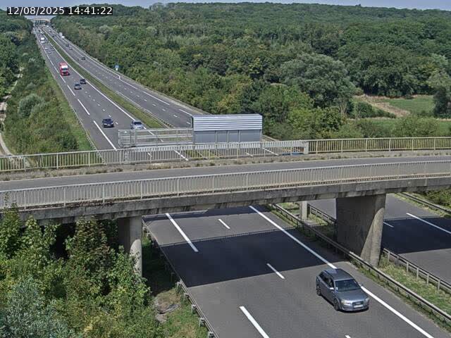 Caméra autoroute France - A31, Zoufftgen direction Luxembourg-ville, à la frontière entre la France et le Luxembourg