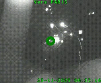 Caméra routière sur l'autoroute A20 à Bessines-sur-Gartempe. Vue orientée vers Paris