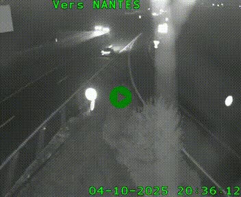 Webcam N147 au nord de Poitiers et à la jonction avec la A10