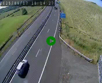 Caméra autoroute A75 à hauteur du col de la Fageole en direction de Clermont-Ferrand