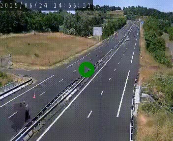 Caméra autoroutière France - A75, Coren, en direction de Montpellier