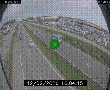 Webcam sur la N165 à hauteur de Caudan, dans le Morbihan.