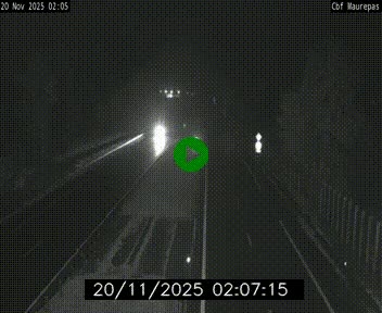 Webcam sur le périphérique de Rennes (N136) à hauteur de Maurepas, au nord de la ville