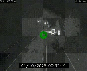 Webcam sur le périphérique de Rennes (N136) à hauteur de Maurepas, au nord de la ville
