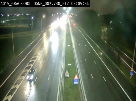 Caméra trafic Belgique - Grâce-Hollogne - E42, jonction avec A604, direction Loncin/Aéroport de Liège -  BK 3.2