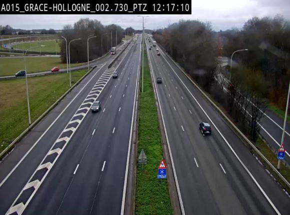 Caméra trafic Belgique - Grâce-Hollogne - E42, jonction avec A604, direction Loncin/Aéroport de Liège - BK 3.2