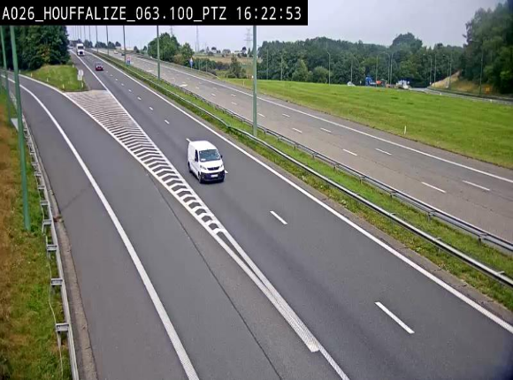 Caméra autoroute Belgique - Houffalize, E25 direction Liège