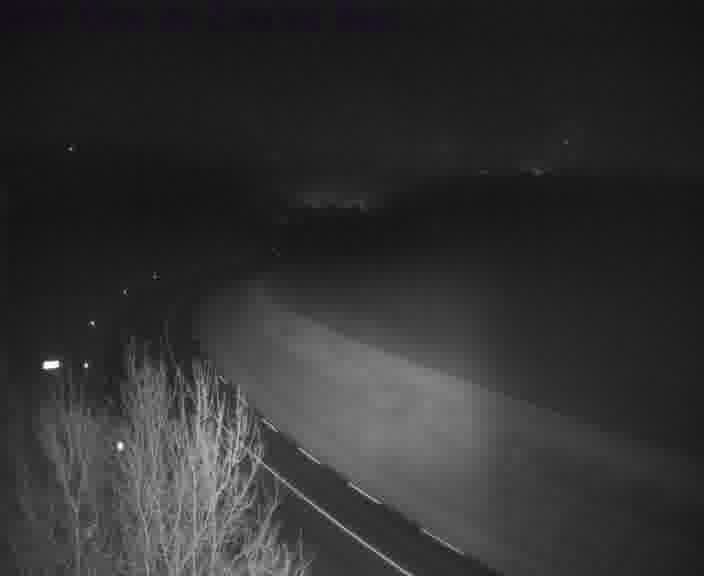 Webcam sur la D603 située en haut de la Côte de Zimming. Vue orientée vers Saint-Avold.