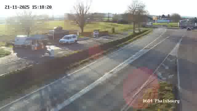 Webcam de surveillance sur D604 (France) à Phalsbourg, cadrée vers Phalsbourg, proposant une information routière utile aux déplacements quotidiens.