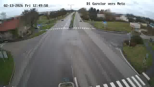 Webcam installée le long de D1 (France) à Ennery, pointée vers Metz, utile pour suivre précisément les conditions de trafic.