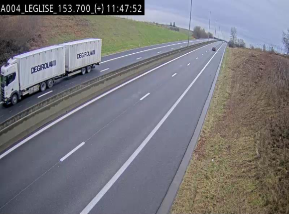 Webcam autoroute E411 à hauteur de Léglise, en direction de Luxembourg