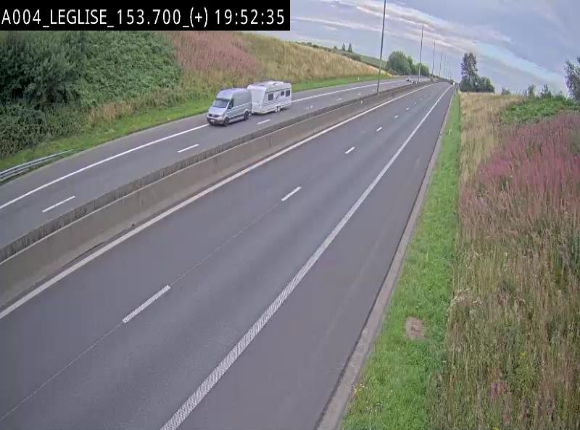 Webcam autoroute E411 à hauteur de Léglise, en direction de Luxembourg