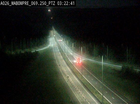 Webcam E25 (A26) à Mabompré. Vue orientée vers Liège