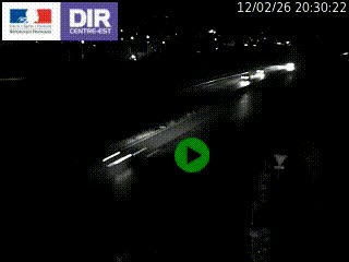 Webcam sur la Nationale 201 à hauteur de la sortie Chambéry-Nord, avant à la jonction entre l'A41 et l'A43, en direction de Lyon