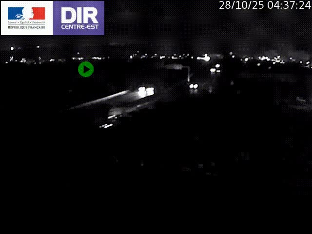 Webcam autoroute sur A450 à Pierre-Bénite en direction de Lyon et de l'autoroute A7