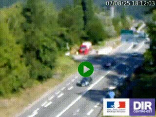 Webcam info trafic à proximité de Vizille sur la N85, au niveau du point de vue du Saut du Moine à Champagnier