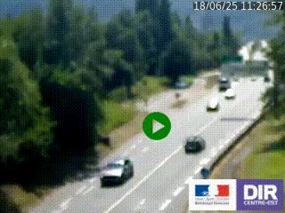 Webcam info trafic à proximité de Vizille sur la N85, au niveau du point de vue du Saut du Moine à Champagnier