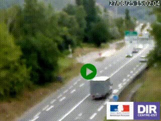Webcam info trafic à proximité de Vizille sur la N85, au niveau du point de vue du Saut du Moine à Champagnier