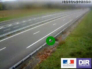 Webcam autoroute sur l'A77 à hauteur de Pouilly-sur-Loire en direction de Nevers