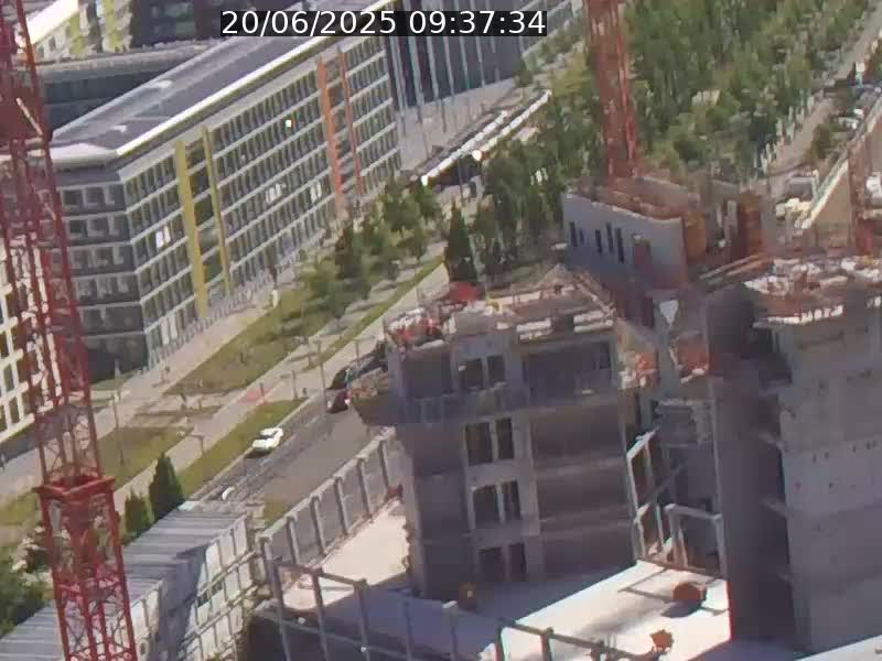 Webcam sur l'avenue John Fitzgerald Kennedy (N51) avec vue orientée vers le Findel