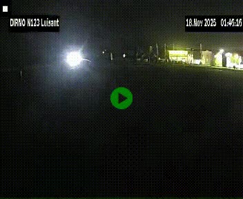 Webcam en périphérie de Chartres sur la N123, à hauteur de Luisant. Vue orientée vers Chartres
