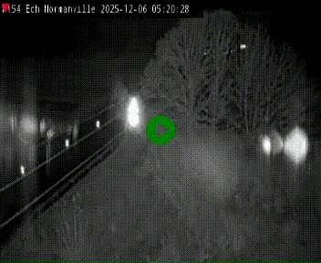 Webcam à hauteur du Leclerc Normanville sur la N154. Vue orientée vers Rouen